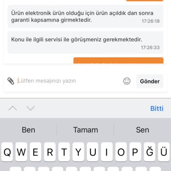 Migros Hatalı Ürün Gönderimi