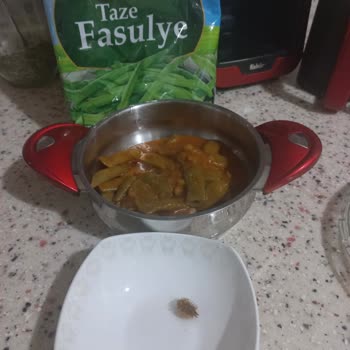 A101 Dondurulmuş Taze Fasulye İçinden Bir Şey Çıktı