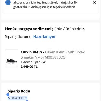 Morhipo Teslimat Sorunu Var