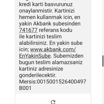 Akbank Onaylanan Kredi Kartı Hala Değerlendirmede Görünüyor