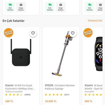 Trendyol Dyson V15 Elektrikli Süpürge Arızası