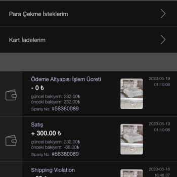 Gardrops Satıcısından Shipping Violation Kesintisi