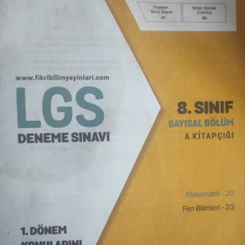 Fikribilim Yayınları Cevap Anahtarı Yok