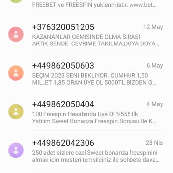 Vodafone Hat Üzerinden Gelen Bahis Siteleri SMS