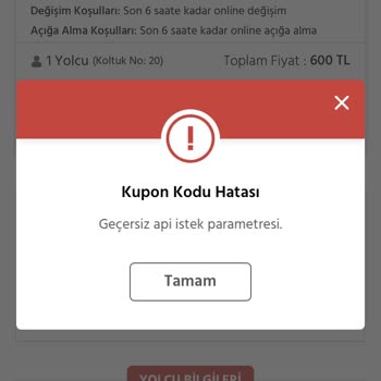 Obilet Kupon Kodu Reddi