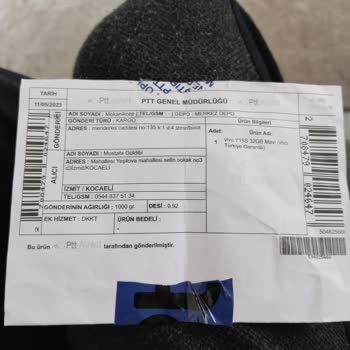 Oppo Ürün Sipariş Farkı Ve Ürün Uygunsuzluğu