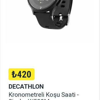 Decathlon W500M Model Saat Sürekli Sıfırlanıyor Düğmeleri Çok Hassas