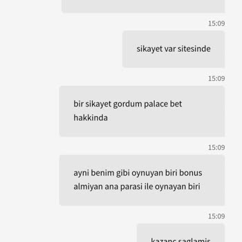 Palacebet 10450.00 TL'mi Ödemiyor