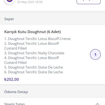 Krispy Kreme Getir Uygulaması Ürünlerimi Getirmedi