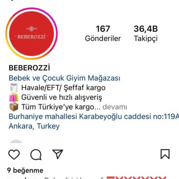 Bebelocca (Instagram) Yanılttı