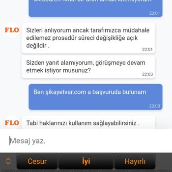 İade Kabul Etmeyen Flo.com.tr