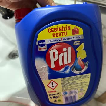 Pril Sarı Boya Oluşu