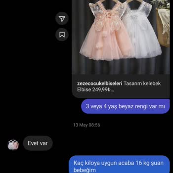Zezecocukelbiseleri (Instagram) Instagram Zeze Çocuk Elbisesi Yanlış Ürün