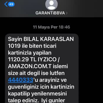 Amazon Ve Garanti Bankası Çalıntı Kart Bilgileri Ele Geçirilmiş