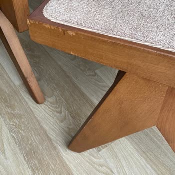 8 Adet Ahşap Hazeranlı Yemek Masası Sandalyesi (Üretken Masa Sandalye)