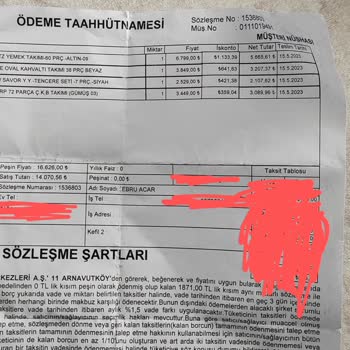 Aksu Home Çeyiz İçin Aldığım Ürünlerin Kusurlu Gelmesi