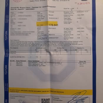 Tüvtürk Dudullu Araç Muayene Personel Bilgisizliği (3defa Muayene)