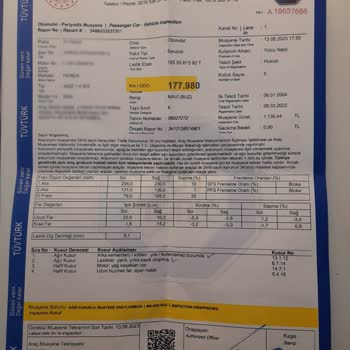 Tüvtürk Dudullu Araç Muayene Personel Bilgisizliği (3defa Muayene)