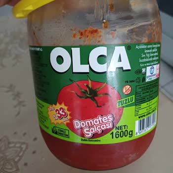 Olca Gıda Domates Salçası 1 Hafta İçinde Küf Köpürme Ve Ekşime