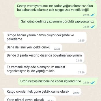 Z&G Tasarım Atölyesi Aylar Sonra Zahmet Edip Gönderdikleri Sipariş, Yazıklar Olsun!