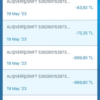 PttAVM Hasar Sorgulamada Fazla Para Çekildi Hesap Kartımdan.