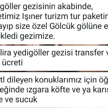 Samsun Işıner Turizm'e Batı Karadeniz Turu!