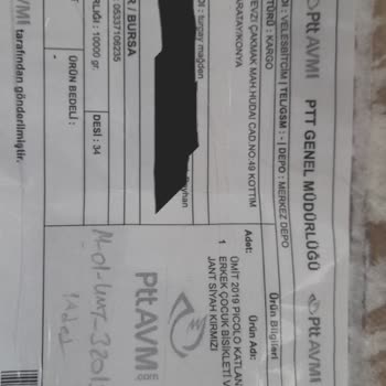 Velesbitcim Bisiklet Garanti Belgesi Gönderilmediği İçin Çıkan Ve Muhtemel Olası Masraflar