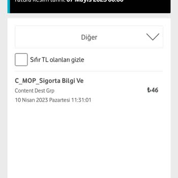 Vodafone Haksız Mobil Ödeme Tahsilatı