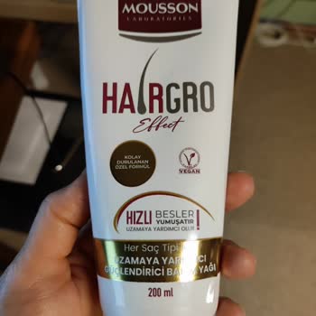 Mousson Saç Ürünü - Saçtan Kesinlikle Temizlenmiyor