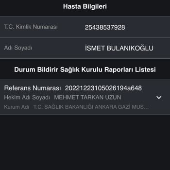 Sağlık Bakanlığı Sağlık Raporum E Nabız Ve E Devlette Görünmüyor