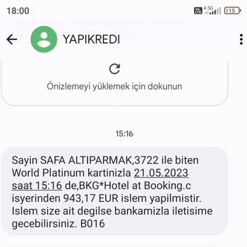 Yapı Kredi Bankası Yurt Dışı Fraud İşlemi Destek Talebi