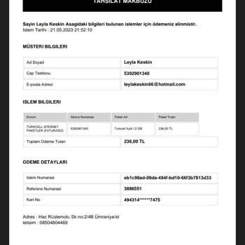 Turkcell Paket Yükleme Ve Fiyat Konusunda Fazla Kesmesi