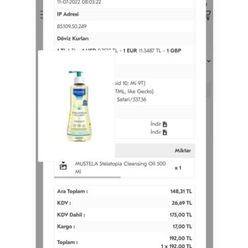 Enuygun.com Mustela Oil'ın Şampuanla Karıştırılması