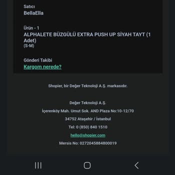 Bella Tayt Kusurlu Ürün