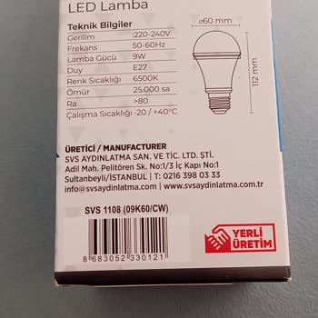 Svs Aydınlatma Ampulün Garantisi Var Ama Yok