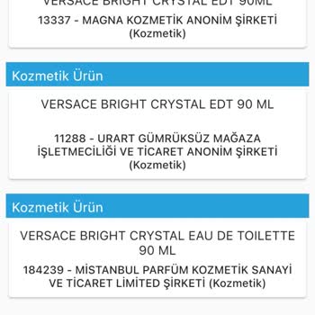 Versace Bayan Parfüm Orijinal Değil