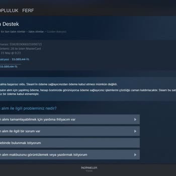 Steam'den Çekilen Para Enpara Hesabına Yatmayan İade Tutarı