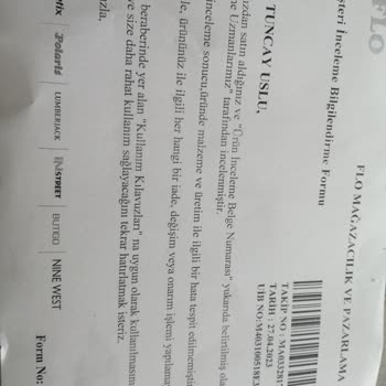 Lumberjack Aldığım Üründe Oluşan Hata