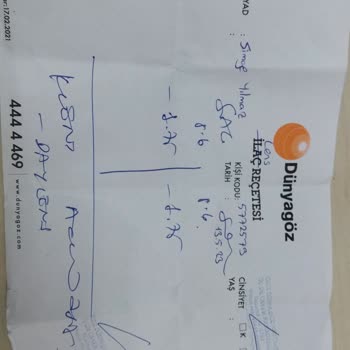 Dünya Göz Hastanesi Deneme Lens Ücreti