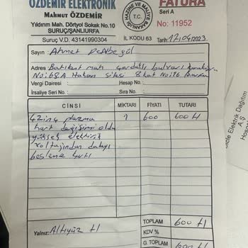 TEDAŞ Yüksek Voltajdan Kaynaklı Hasar