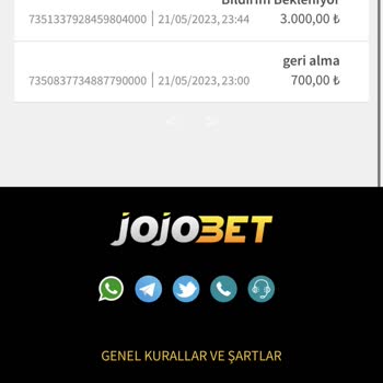 Jojobet Para Hesaba Geçmedi