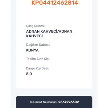 Konya Yunak PTT Kargo Kargomu Dağıtıma Çıkarmadan İade Ediyor