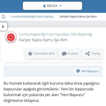 E-devlet'te Sözleşmeli Personel Başvurusu Yapamıyorum