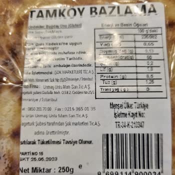 Şok Marketler Tamköy Bazlama Kullanım Tarihinden Önce Küflendi İade Kabul Etmediler