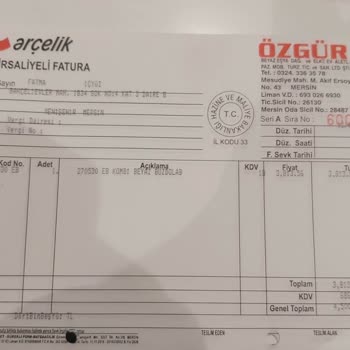 Arçelik Satış Sonrası Teknik Servis