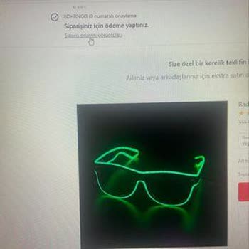 Radiant Eyewear 18 Gündür Elime Ulaşmayan Gözlük