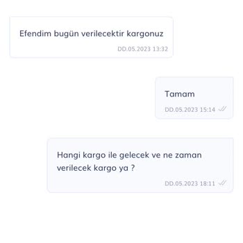 Needion Kargoya Verilecek Diye Söylenip Verilmemesi