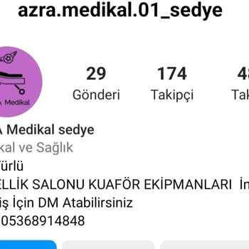 Azra Medikal Sedye Kuaför Malzemesi Sedye Ve Etajer Kırık, Hasarlı!