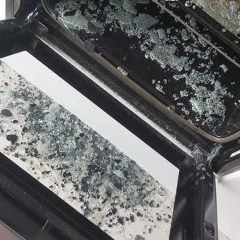 Profilo Fırın Camı Patladı