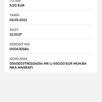 Akbank DTS Muhabir Adı Altında İzinsiz Yapılan İşlem